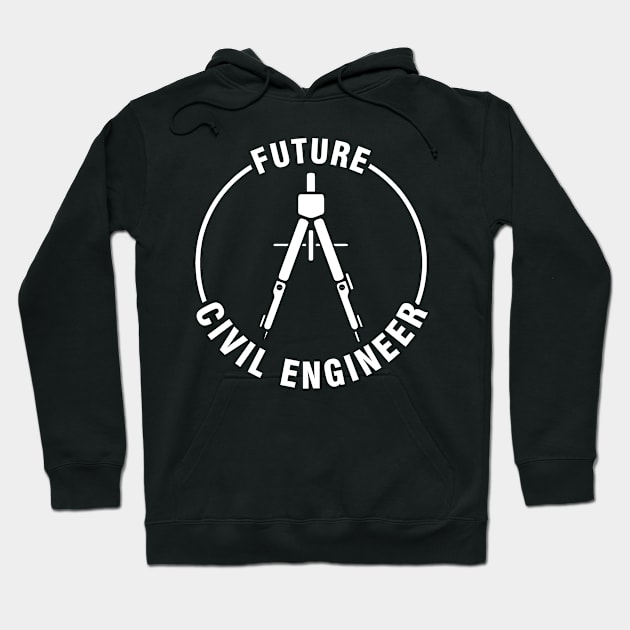 Civil Engineer Student Bridge Tunnels Engineering Hoodie by ChrisselDesigns